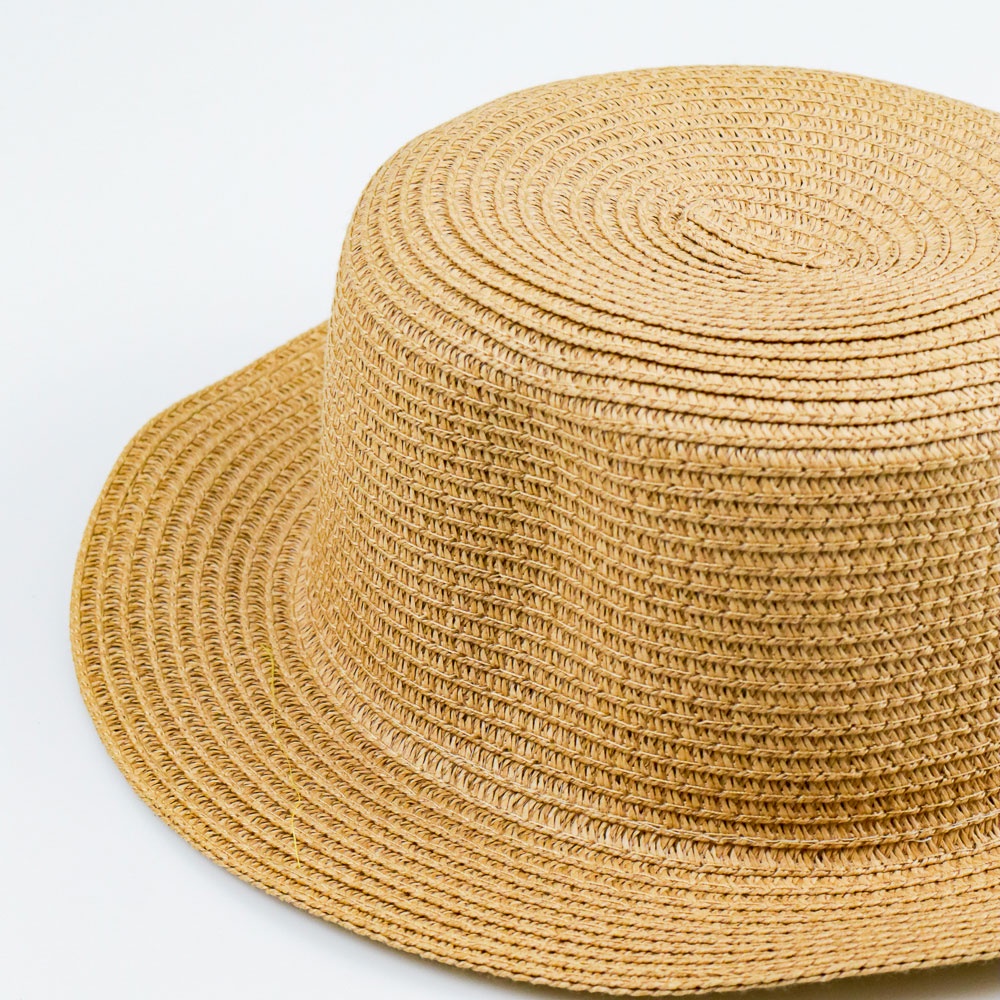 Topi Pantai Panama Summer Sun Beach Straw Hat - CW48