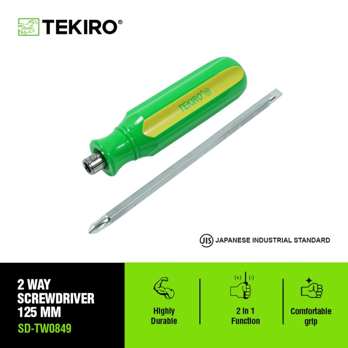 TEKIRO OBENG 2 WAY 125 MM /OBENG 2 WAY / TOOLS - ALAT PERKAKAS