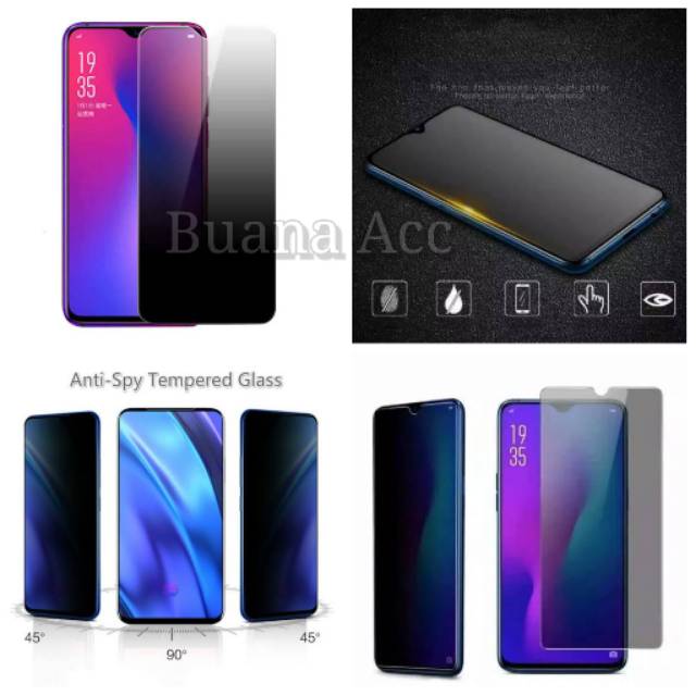 Tempered Glass Anti SPY Redmi 8 / Redmi 8A / Redmi 8A Pro