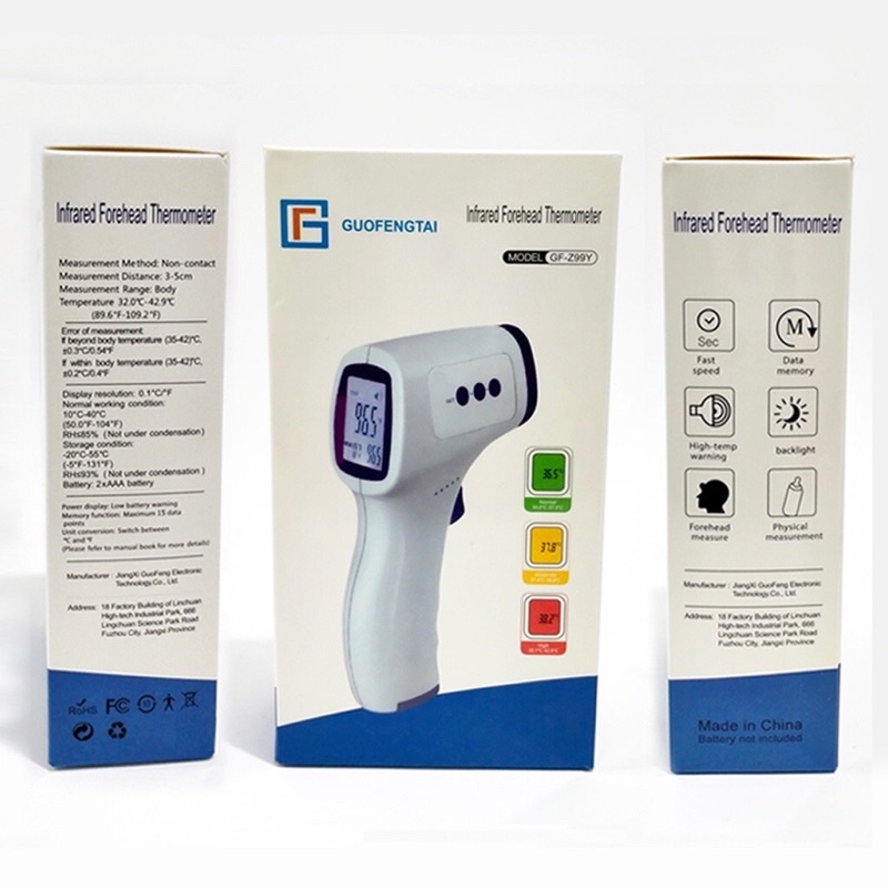 Termometer Infrared / Thermogun Infrared / Thermometer Gun / Termometer Badan Model Tembak / termome