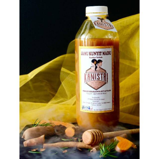 

Jamu Kunyit Madu by Jamu Kanistri ( 1000ml / 1 Liter )