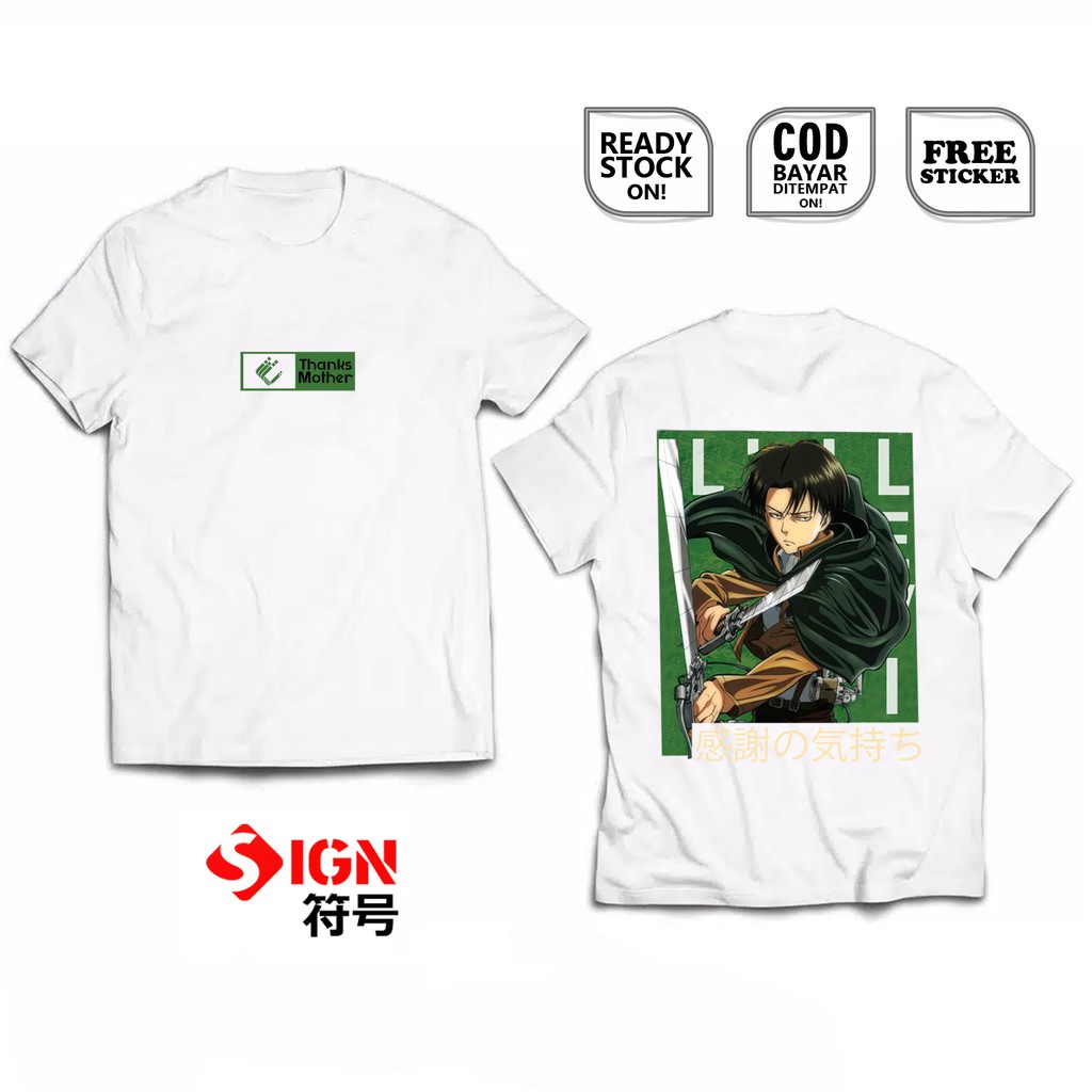 KAOS LEVI ACKERMAN ATTACK ON TITAN LEGION PASUKAN BERSENJATA SHINGEKI NO KYOJIN SNK COLOSSAL SIGN CL