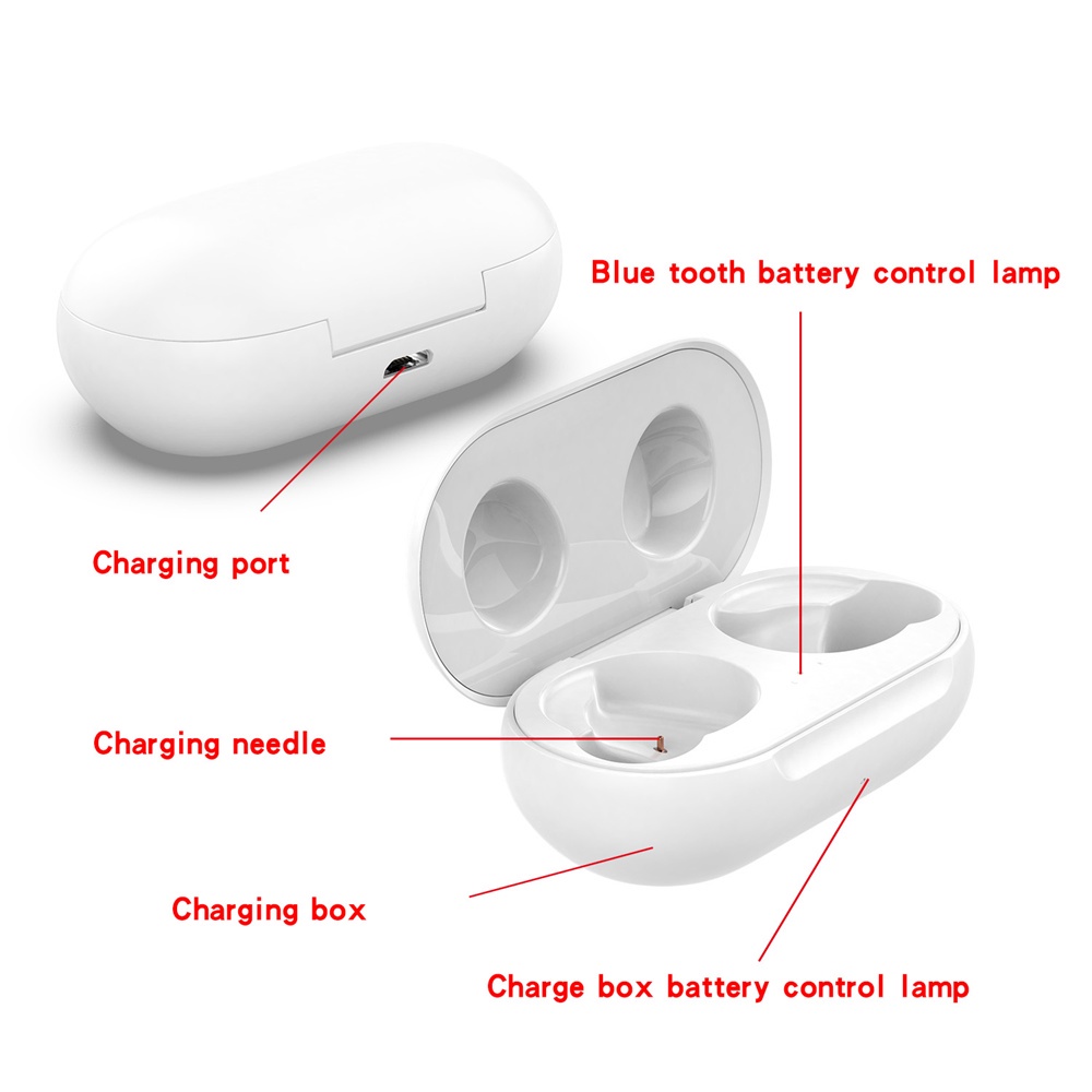 Kotak Charger Earbuds Wireless Bluetooth Pengganti Untuk Samsung Galaxy Buds + Sm-R175 / Galaxy Buds Sm-R170