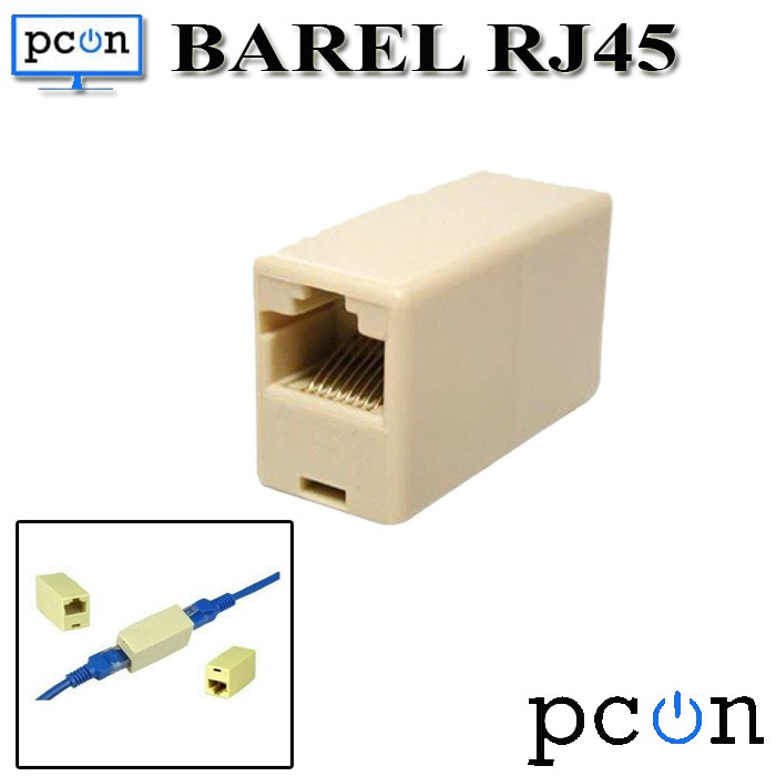 BAREL RJ45 Sambungan Kabel UTP Lan Female to Female