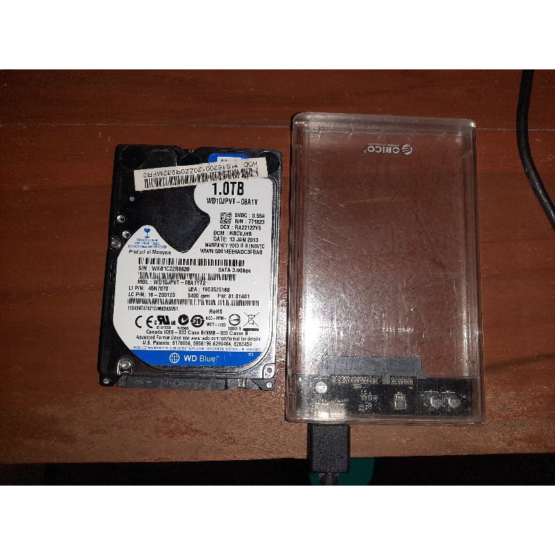 HDD laptop WD blue 1Tb 5400 rpm 2.5 inch