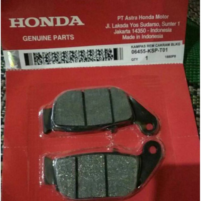 Dispad Belakang Honda Cbr150 k45 / Megapro