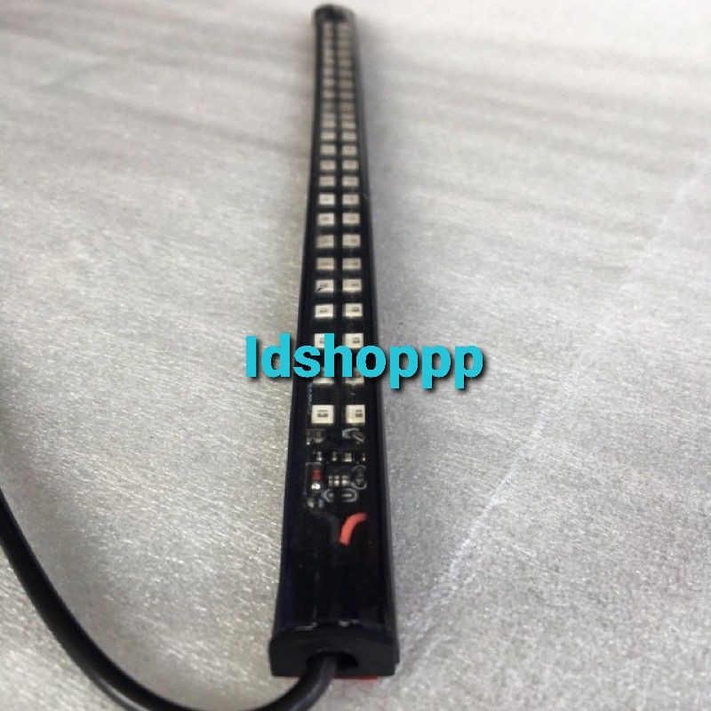 LAMPU LED STRIP 12V 48LED 22CM STROBO FLASH FLEKSIBEL LAMPU KOLONG UNIVERSAL