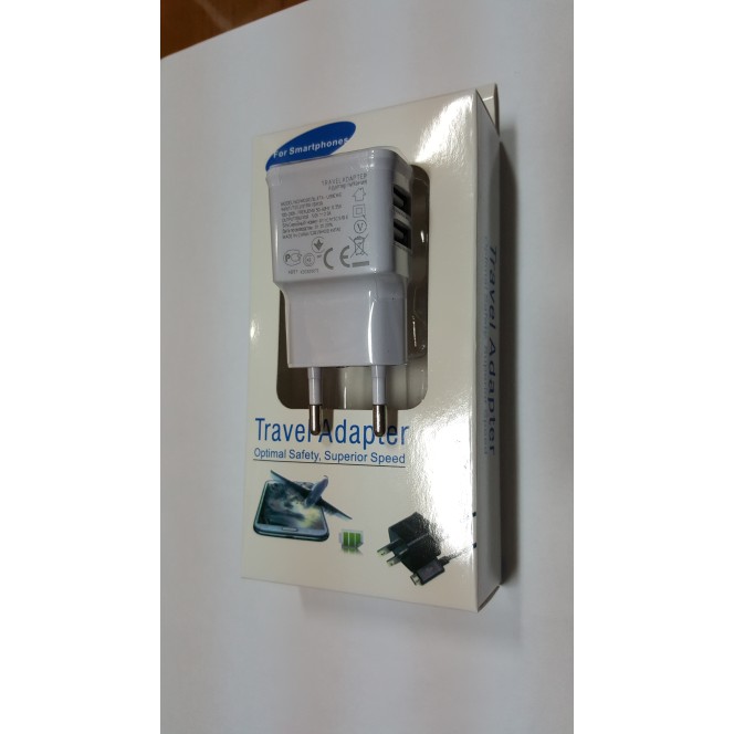 Kepala Charger AGILER 2USB Travel charger Adapter 2A Fast charging orginal