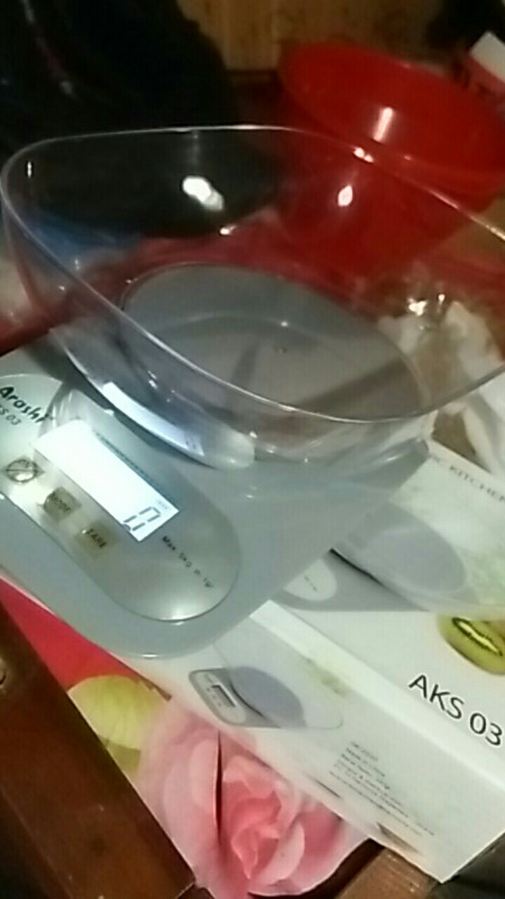 Timbangan Dapur Digital Kue Mangkok Mangkuk Bulat Arashi Aks01 Aks 01 5kg 5 Kg Kitchen Scale