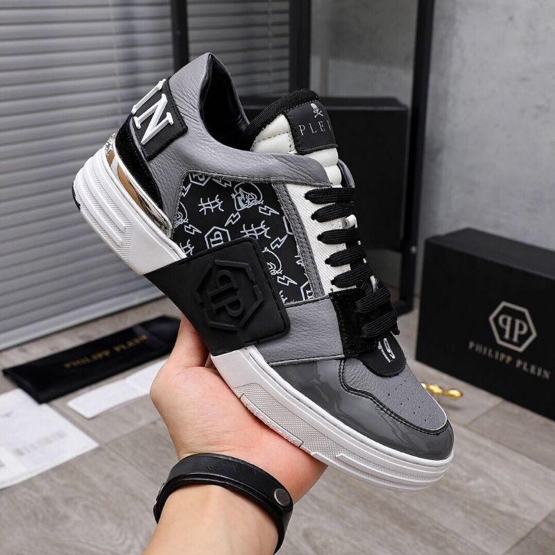 sepatu pp sneaker mirror sepatu philipp plein shoes sepatu cowok sepatu branded type lv 110A