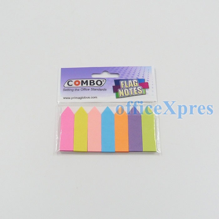 

Combo Sticky Notes SNT 584 Flag Arrow 7 warna (1.8 x 0.5”)