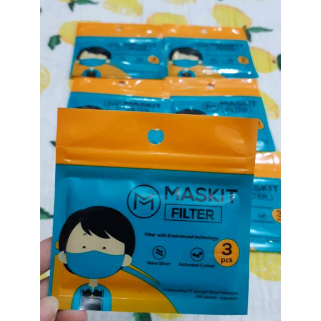 FILTER MASKIT FILTER MASKER SENSI filter Masker kain