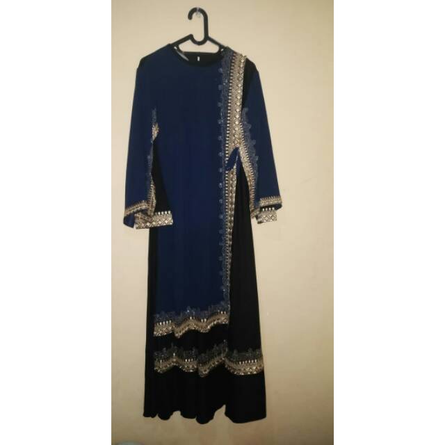 (REALPICT) GAMIS ABAYA JODA NAVY XXL