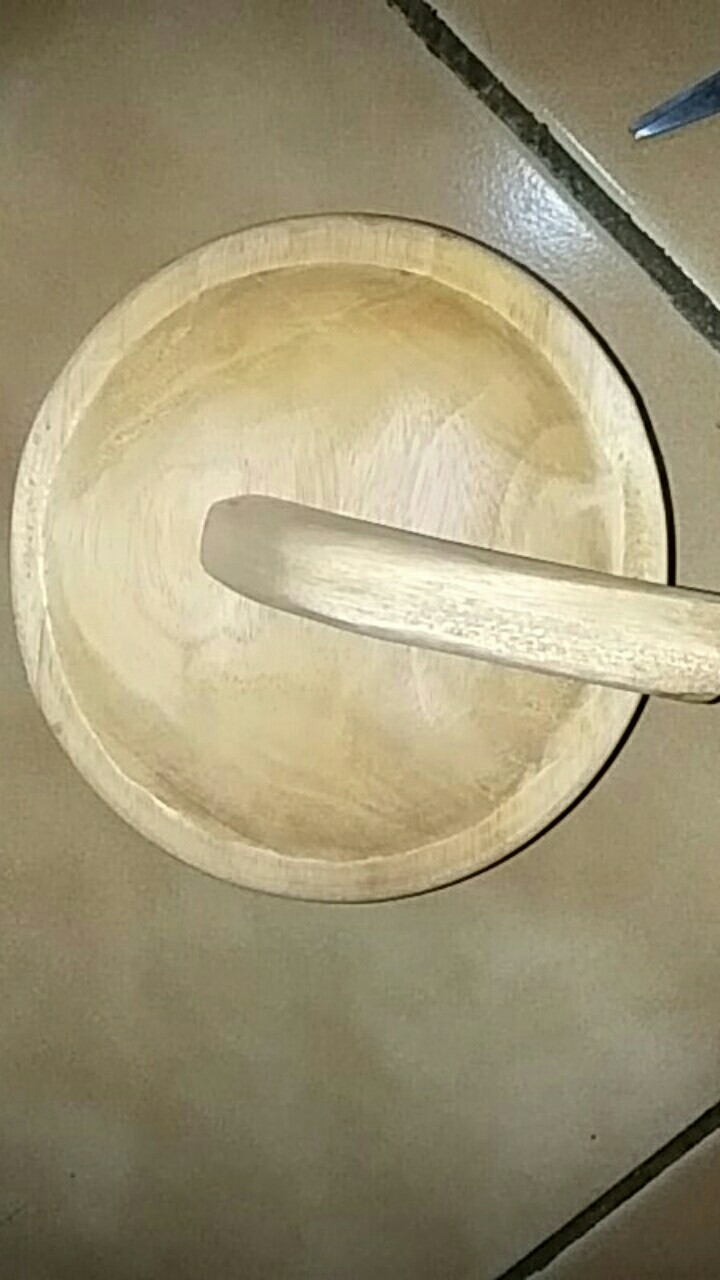 Ulekan Kayu Mini / Cobek / Tempat Sambal