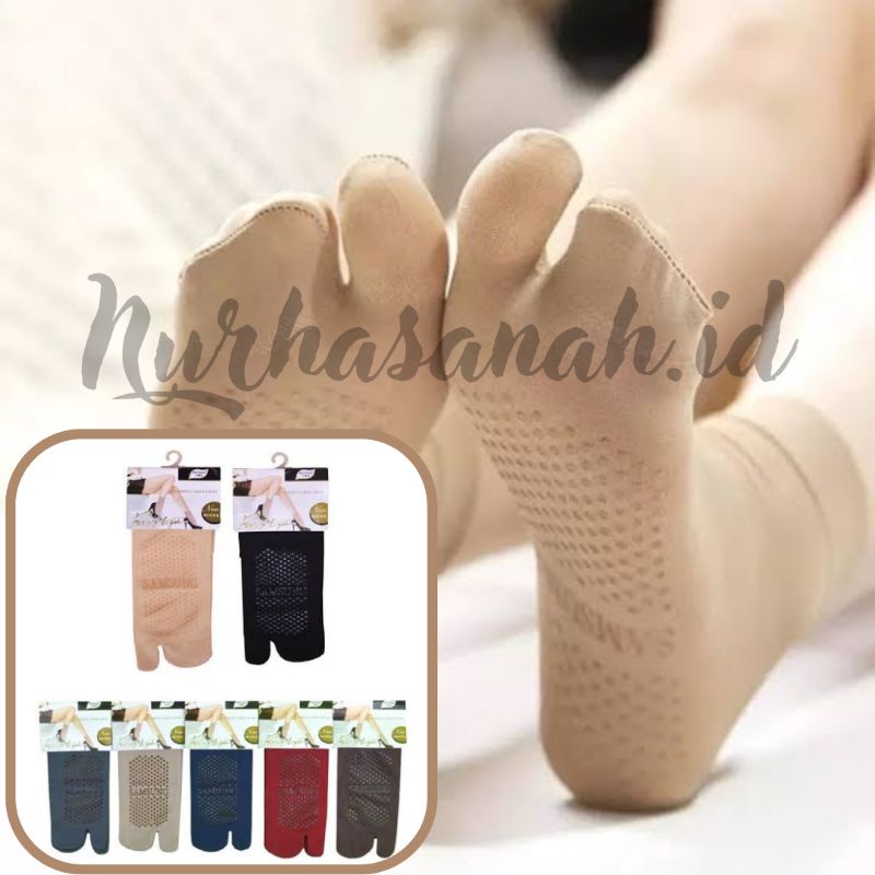 Kaos kaki jempol anti slip Muslimah Panjang / Kaos kaki Samsung
