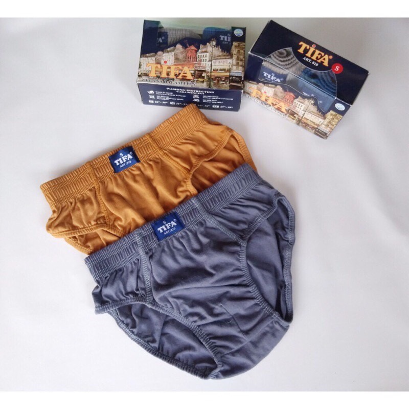 Celana Dalam Pria Tifa 1box(2pcs) CELANA DALAM REMAJA-PRIA DEWASA BAHAN KATUN HALUS UNDERWEAR