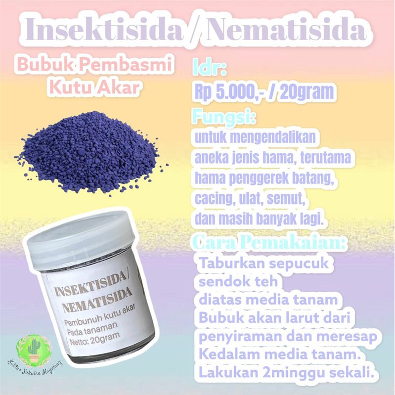 Plants Care Pupuk Obat Serum Tanaman Kaktus Sukulen