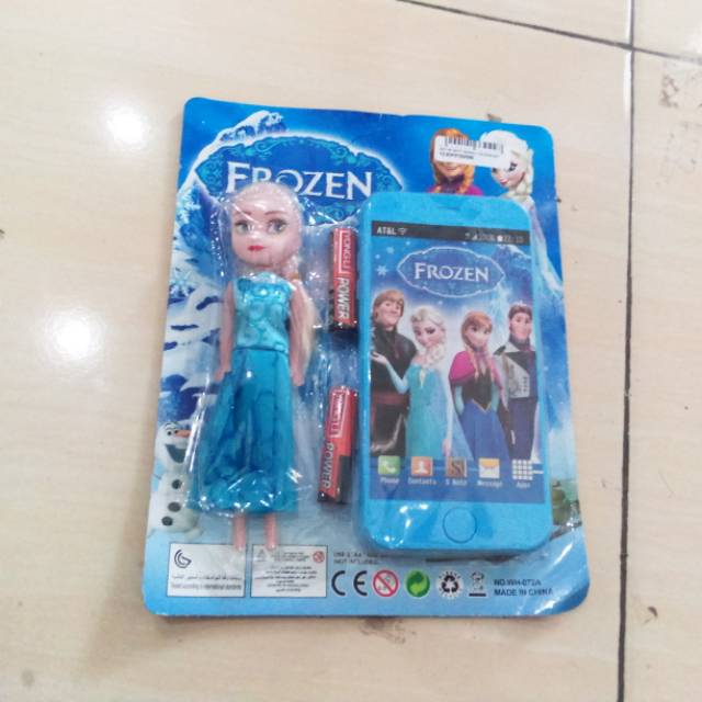 Mainan anak telpon telponan dan berbie frozen