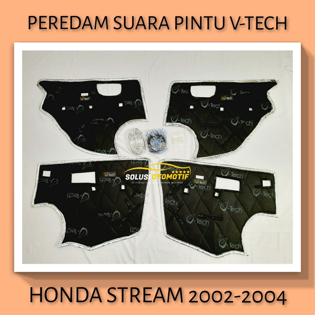 HONDA STREAM 2002-2004 Peredam Suara Pintu Aksesoris Variasi Mobil VTECH Ori Plug n Play