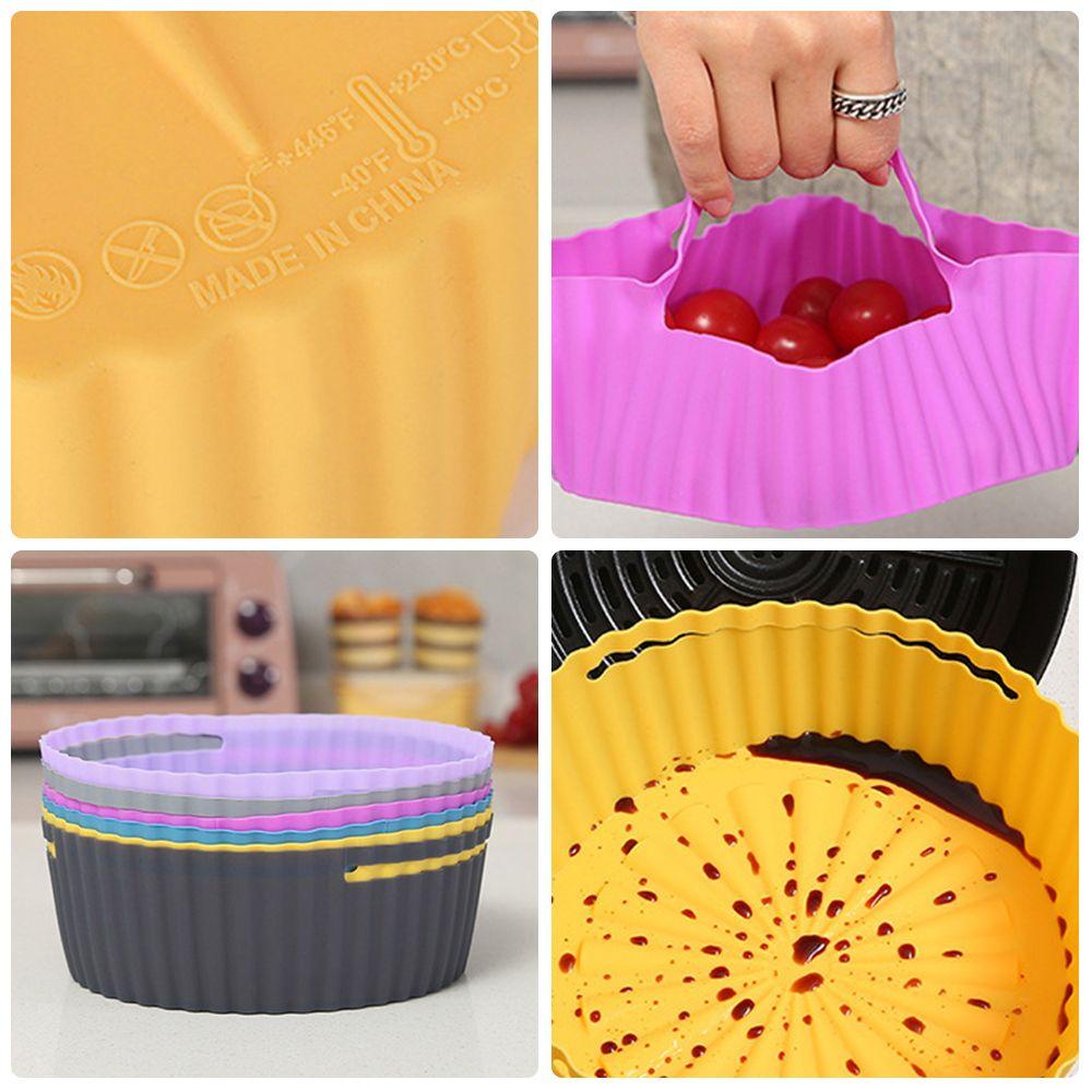 Preva Panci Silikon Lipat Pengganti Reusable Pizza Plate Baking Basket