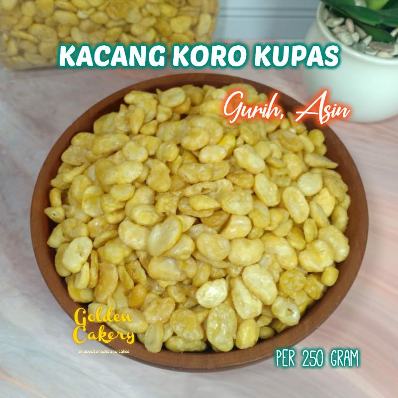 

Kacang KORO KUPAS Gurih Asin - 250 gr