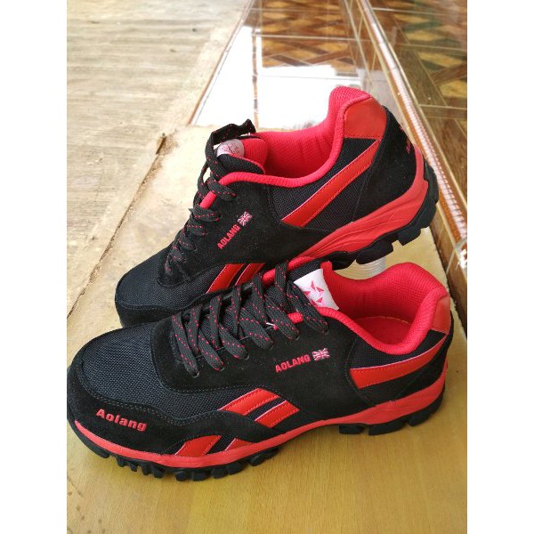 TERBARU sepatu safety aolang jari merah