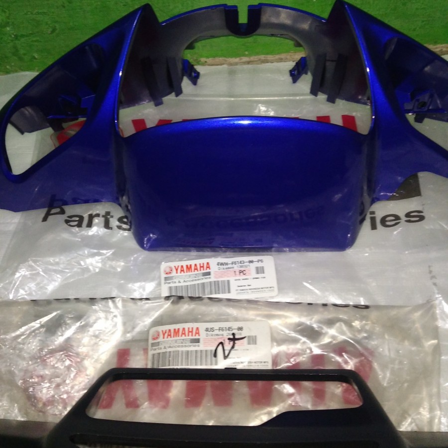 batok depan belakang set biru f1zr ori ygp original yamaha fizr fiz f1z r kopling cover handle