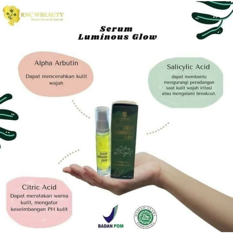 Serum luminous GLow/serum rnc glow
