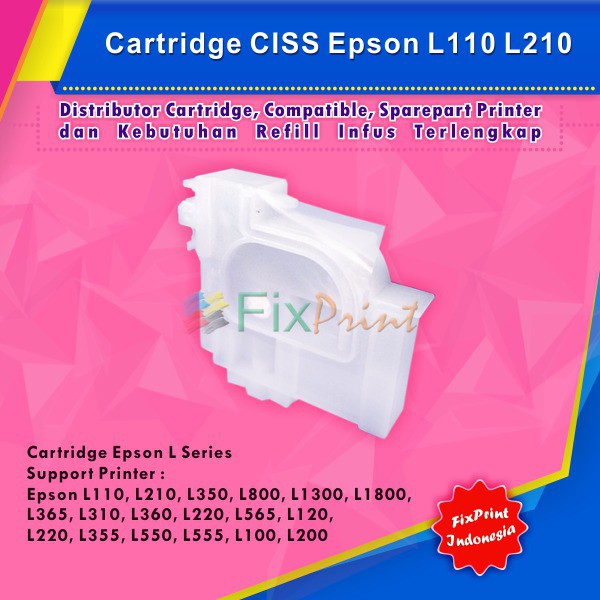 Cartridge CISS Epson L110 L210 L350  Original, Cartridge Epson L Series Murah