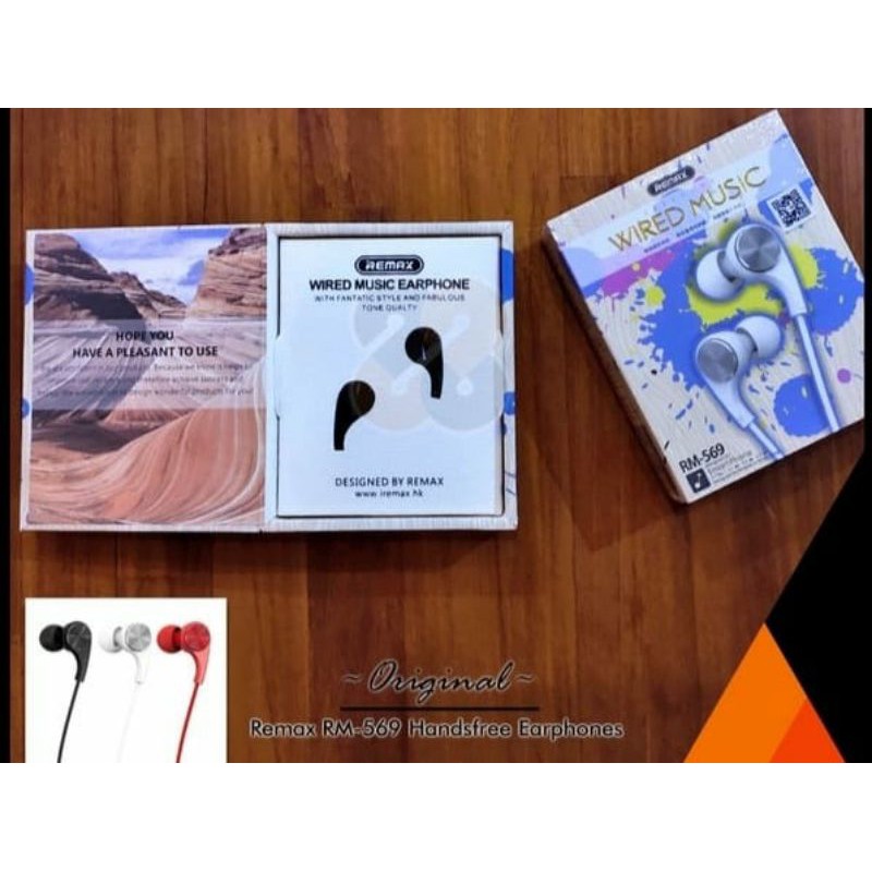 Headset remax rm 569 original/ hansfre /earphone for samsung lenovo xiaomi realme oppo