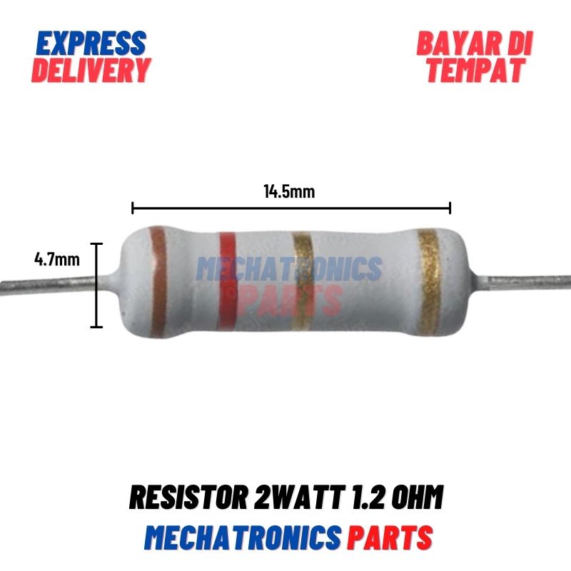 [PAS-9386] RESISTOR 2WATT 1.2OHM