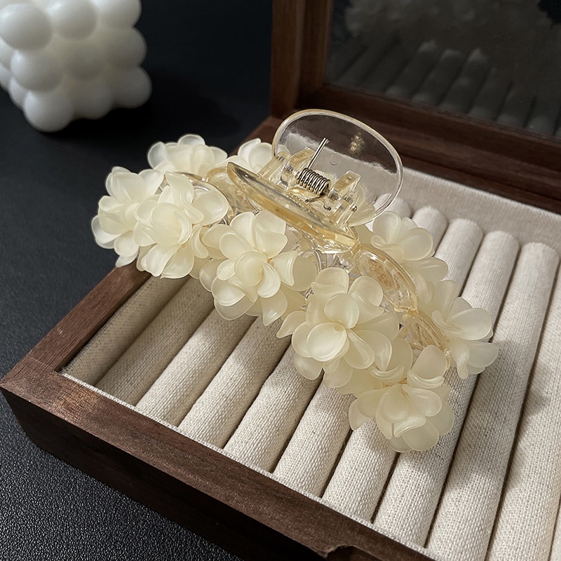 JEPIT BUNGA JEPITAN AKRILIK PANJANG FLOWER JEDAI BESAR KLIP AKSESORIS RAMBUT ELEGAN KOREA WANITA FLORAL FLOWER BESAR TEBAL KOREAN WOMEN FEMALE ELEGANT JAW THICK HAIR ACCESSORIES CLUTCHER CLAW CLIP CLIPS LARGE BIG LONG JUMBO HAIRCLIP FAIRY ELEGANT