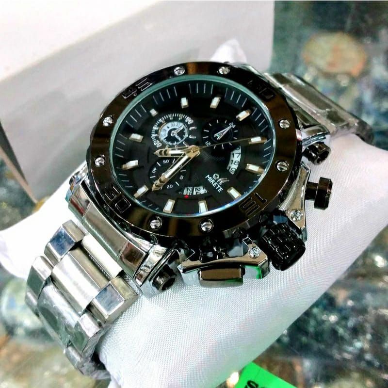 JAM Tangan anti air COD!! Jam tangan pria MIRETE original free box Exclusieve tanggal hari aktif || jam tangan pria/cowok water resistant ||jam tanga pria kasul keren habis murah || jam tangan pria terlaris dan terhits || COD