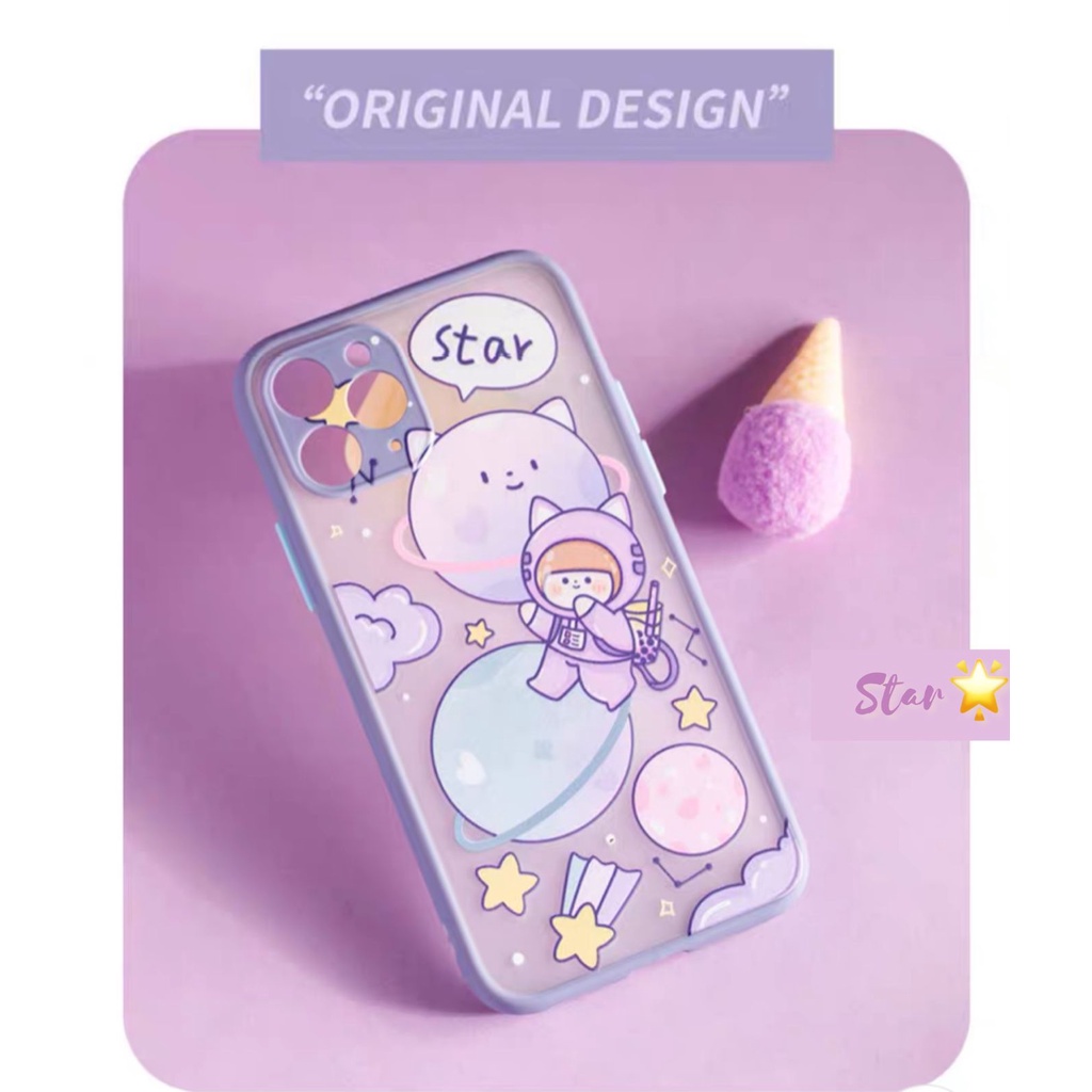 Skin Feel Case Camera Protection Case Brand Hello Kitty Ungu Lilac HK FM15 FM17 Xiaomi Redmi 5A 6A 8 9 Prime 9A 9i 9C 10 Note 4 X 5A 7 Pro 8 9 10s 5G Poco X3 M3 Vivo V20 V21 V23e Y11 Y12 Y15 Y17 Y20i Y12s Y30 Y30i Y50 Y91 Y93 Y95 Infinix Smart 5 Hot 10s