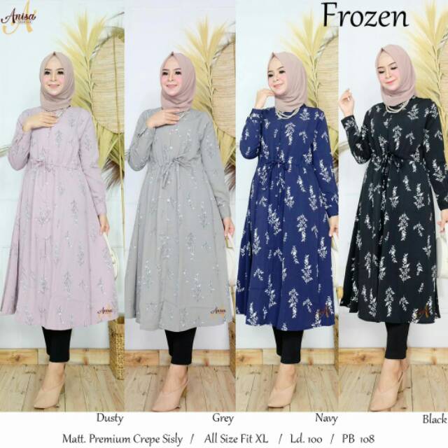 Tunik hem kemeja wanita