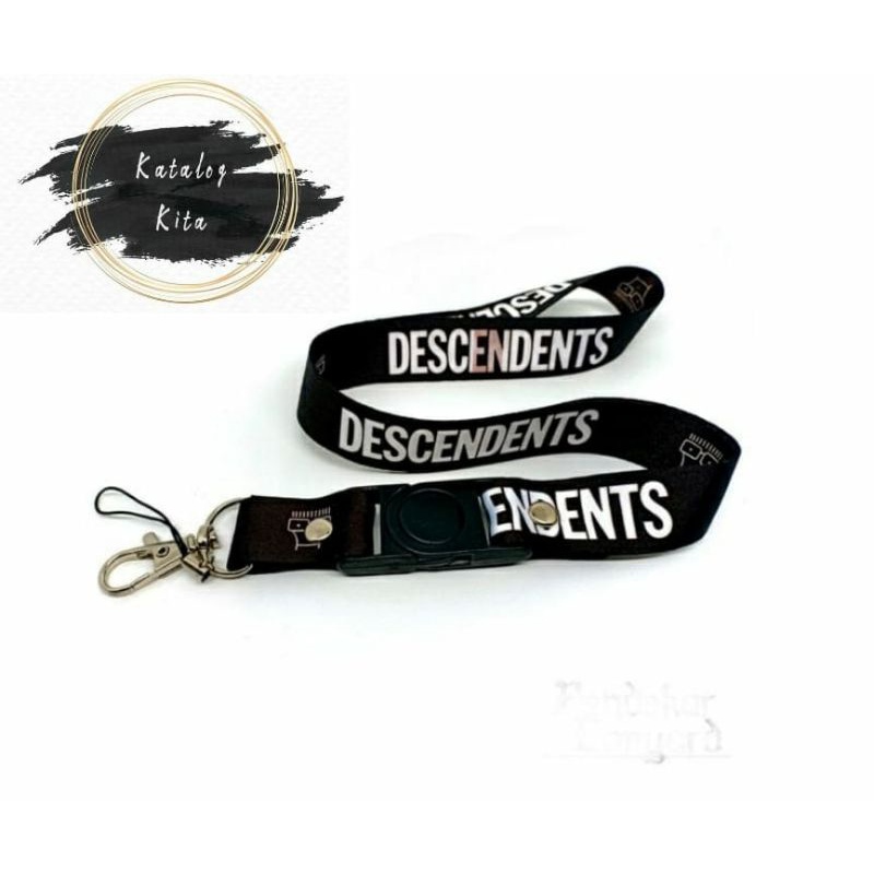 

Lanyard DESCENDENST tali lanyard BAND gantungan kunci name tag id card kartu nama / tali lanyard gantungan leher