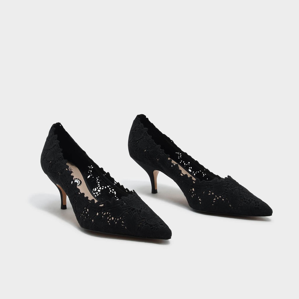 CROCHET POINTED PUMPS Disney x Charles&Keith Original