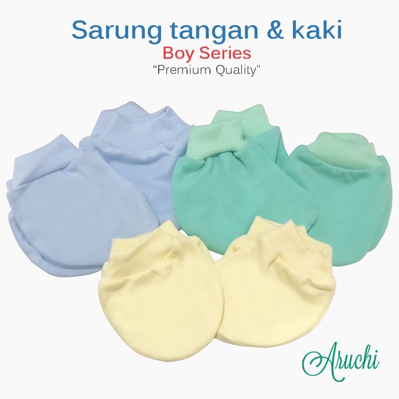 Aruchi Sarung tangan Warna 1 Set - Sarung tangan bayi murah