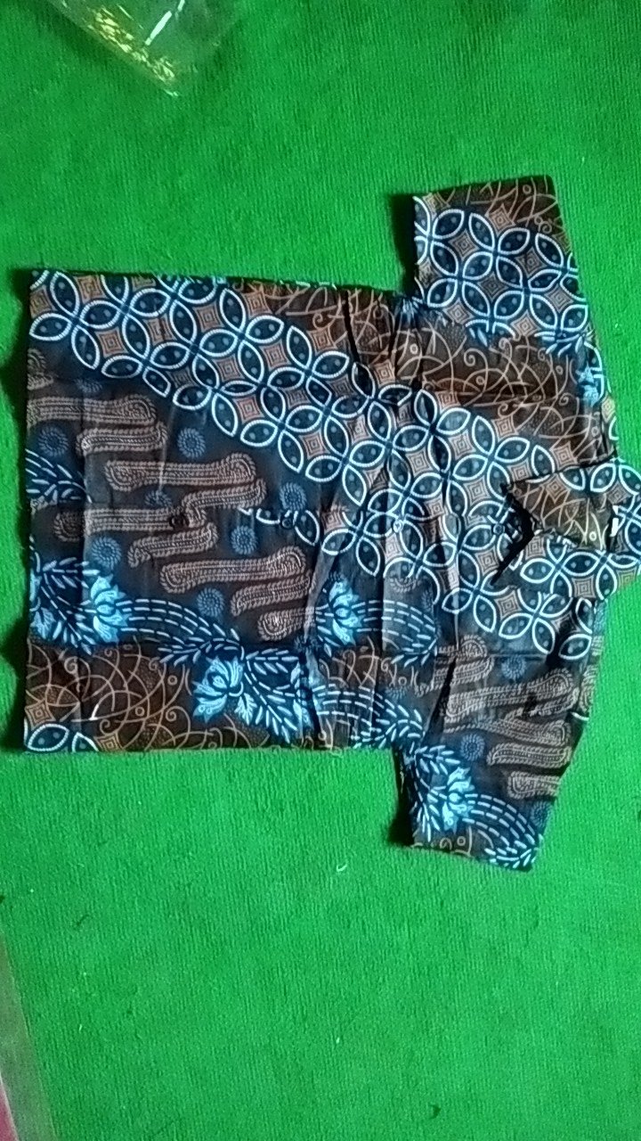 Batik Couple Keluarga Sania Ruffle Ori Ndoro Jowi Dnt Motif Sakura Merahh
