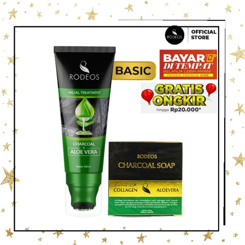 PAKET BASIC Rodeos Men Soap + Facial Teatment | Rodeos Men Original Bpom