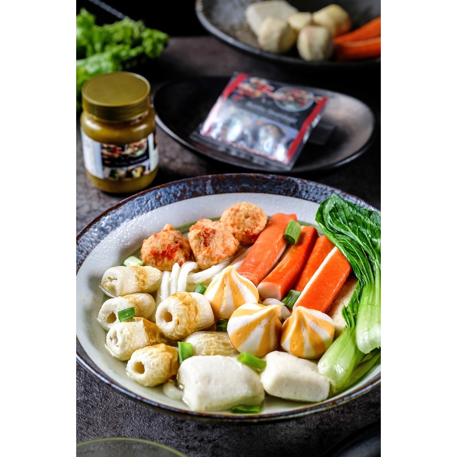 

Bumbu Steamboat Premium 500gr merk Tomyam Family