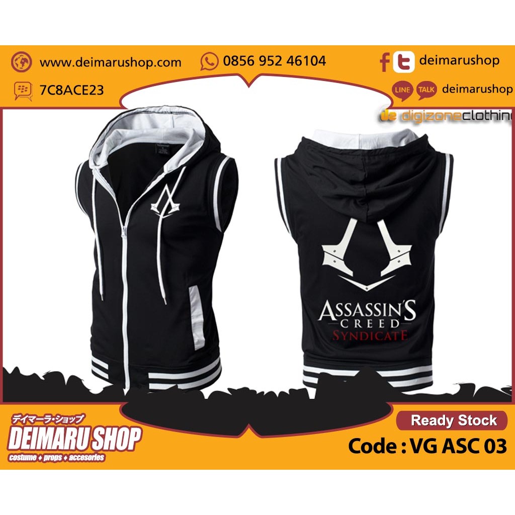 Rompi Assasin Creed Assassin's Unity Gamers Game Vest - VG ASC 03