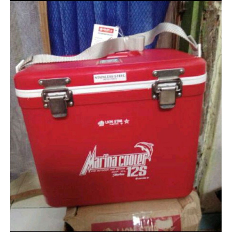 Marina Cooler Box 12S Lion Star 10 Liter / Cool Box / Tempat Es LionStar 12 S / Kotak Pendingin Makanan Minuman