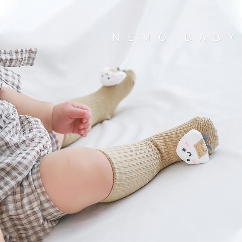 BABYSTORE01 -  HHA Kaos Kaki Panjang Anti Slip Bayi Boneka 3D