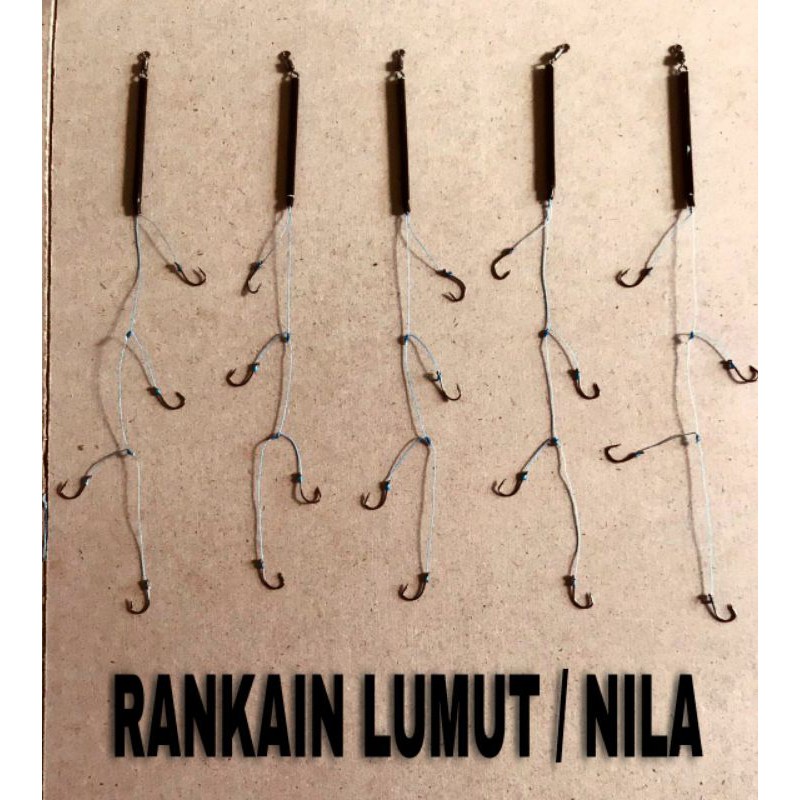 RANGKAIAN LUMUT PANCING / RANGKAIAN NILA 4 mata kail