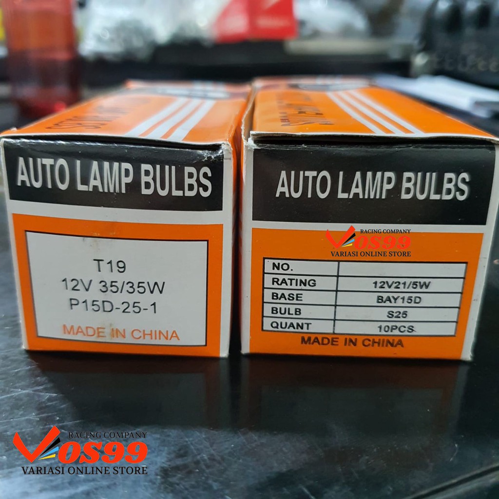 LAMPU MOTOR STANDAR BOHLAM STOP &amp; BOHLAM DEPAN BISA UNTUK SEMUA MOTOR 12V