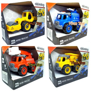 Truk bongkar pasang OKIEDOG DIY  MINI TRUCK fire truck dump 