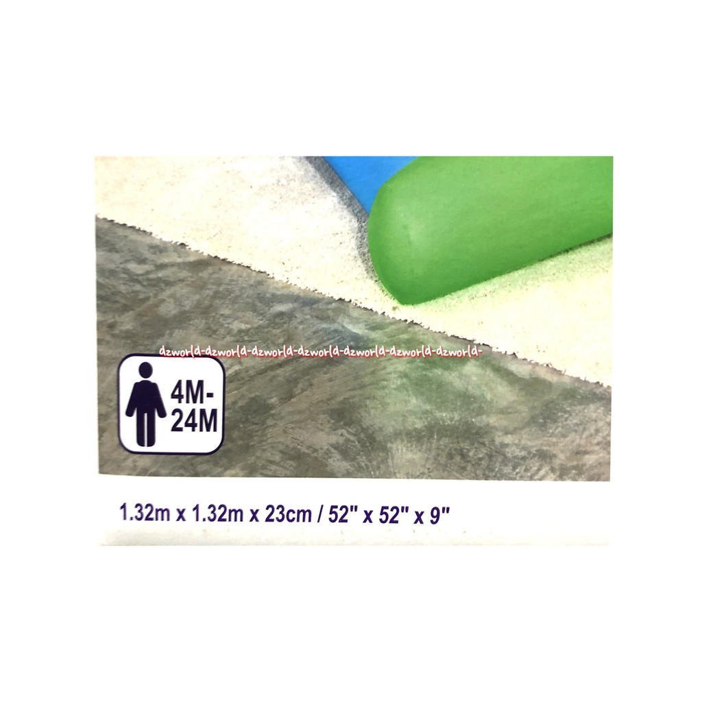 Bestway Up In &amp; Over Friendsly Animal Play Mat Area Bermain Bayi 1.32m