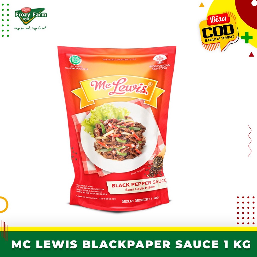 

Mc Lewis Blackpaper Sauce 1 Kg