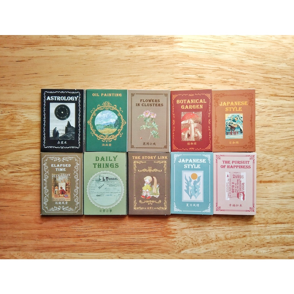 

[DUMBLE] 50 PCS/SET KERTAS RETRO DECO PAPER MINI MEDIEVAL DECOR JOURNALLING